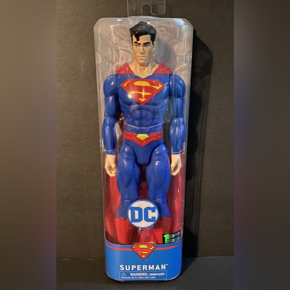 1st Edition DC Heroes Unite SUPERMAN 12” Figure~ Spin Master ~RARE - Picture 1 of 5